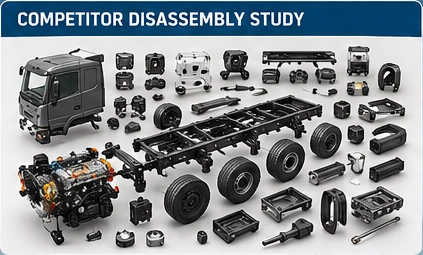 Global automotive OEM benchmarking and measurement